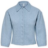 Only Telovniki & Jope Macey Cardigan - Dusty Blue/Melange Modra Cene