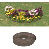 vidaXL Vrtne ivice 3 kom smeđe 10 m 10 cm od polietilena | shoptok.hr
