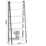 Hanah home polica za knjige bruno black white | ePonuda.com