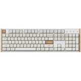 KEYCHRON K10 HE keyboard Gaming USB + RF Wireless + Bluetooth QWERTY English White, Wood | shoptok.hr