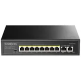 Mocan 8-Gigabitni stikalo POE+ 100W 2x Gigabit Uplink-ports