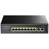 Strong Snažni 8-Gigabitni Switch POE+ 100W 2x Gigabit Uplink-Portovi | shoptok.hr