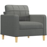  3-dijelni set sofa s jastucima tamnosivi od tkanine | Eponuda.ba