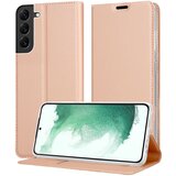 Cadorabo Case, združljiv s Samsungom v elegantnem rosă ‰ Gold - zaščitni pokrov z magnetnim zapiranjem, stoječo funkcijo in režo za kartico, (20694536) | Shoptok.si
