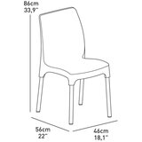 Keter bistro set Chelsea boja grafita 223562 | shoptok.hr