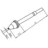 Ersa X-TOOL 0722ED0821/SB odspajkalna konica Velikost konice 1 mm Vsebina\, količina\, vsebina količinskih enot na prodajno enoto 1 kos, (20410243) Cene