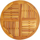 vidaXL Mizna plošča Ø80x2,2 cm okrogla trdna akacija | Shoptok.si