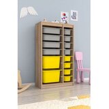Hanah home višenamenska polica montana xs 2D4N8U sonomo grey yellow Cene