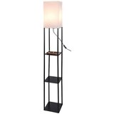 Rabalux Bronn stajaća svjetiljka E27 40W crna/bijela | shoptok.hr
