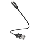 Hama USB kabel USB 2.0 USB-A vtič\, USB-C® vtič 0.20 m črna 00178281, (20417142) Cene