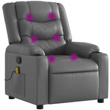 Maison Chic masažni naslanjač - Relax naslanjač sivo umetno usnje, (22134308) | Shoptok.si