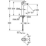 Grohe SLAVINA ZA LAVABO BAULO XL 23764001 | Eponuda.com
