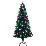  Umetna novoletna jelka s stojalom / LED 180 cm optična vlakna, (20611354) | Shoptok.si