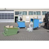 eurokraft pro Prekucni zaboj, nizek nasipni rob, prostornina 0,65 m³, vroče cinkano | Shoptok.si