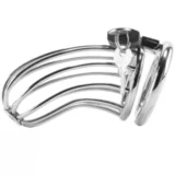 Kletka za penis Metalhard Bird Cage, srebrna
