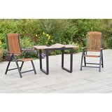Gardenson Vrtni Set Athos, 3-Delni, Raztegljiva Miza | Shoptok.si