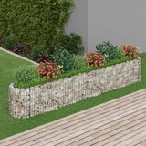 vidaXL Gabionska povišena gredica od pocinčanog željeza 330x50x50 cm Cijene