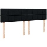 vidaXL Otomanski okvir kreveta s madracima crni 200x200cm od tkanine | shoptok.hr
