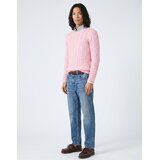 Polo Ralph Lauren Puloverji PULL COL ROND EN MAILLE TORSADEE Rožnata | Shoptok.si