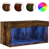 vidaXL TV ormarić s LED svjetlima boja dimljenog hrasta 60x30x30 cm | shoptok.hr