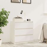 vidaXL noćni ormarić bijeli 60 x 36 x 64 cm od masivne borovine | shoptok.hr