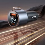 McDodo CC-3690 auto punjač digital display 75W, usb-c + usb-a | Eponuda.com