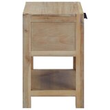  Noćni ormarić s ladicom 40 x 30 x 48 cm masivno bagremovo drvo | shoptok.hr