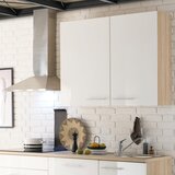 MID.YOU Moderen Kuhinjski Blok Brez Aparatov Laurel, Bela, Hrast | Shoptok.si
