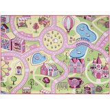 RugsX Preproge REBEL ROADS PREPROGA Sweet town 26, Sladkarije 140x200 cm Rožnata | Shoptok.si