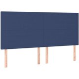  Krevet box spring s madracem LED plavi 160x200 cm od tkanine | shoptok.hr