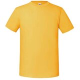 Fruit Of The Loom Iconic 195 Ringspun Premium Men's Yellow T-shirt | Shoptok.si
