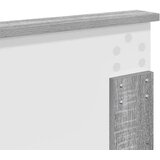 vidaXL Vzglavje z vzglavjem Siva Sonoma 160 cm Konstruiran les | Shoptok.si