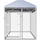  Zunanji pasji boks s streho 200x100x125 cm | Shoptok.si