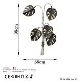 WALLXPERT Zidna dekoracija Monstera, 68 x 98 cm, Šarena | Eponuda.ba