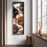 WALLXPERT LAC059-150 Multicolor Decorative Framed MDF Painting | Eponuda.com