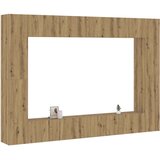  8 kosov stenske TV omarice Artisan Oak Engineered Wood, (21703637) Cene