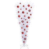  Umjetno božićno drvce s stalakom Bijelo 120 cm PVC i čelik | shoptok.hr
