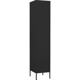 Ormarić s ključem crni 35 x 46 x 180 cm čelični | shoptok.hr