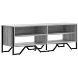 TV ormarić siva boja hrasta 122 x 34 x 41 cm konstruirano drvo | shoptok.hr