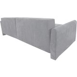 MID.YOU KOTNA SEDEŽNA GARNITURA, rebrasti žamet svetlo siva | Shoptok.si