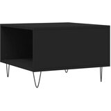  Stolić za kavu crni 55 x 55 x 36,5 cm od konstruiranog drva | shoptok.hr
