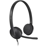 Slušalice sa mikrofonom, Logitech H340, USB, Noise-canceling Rotating microphone, 981-000475/509