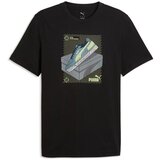 Puma muška majice kratkih rukava graphic sneaker tee m, crna Cene