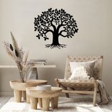 Wallity Zidna dekoracija Monumental Tree 9, 70 x 65 cm, Crna | ePonuda.com