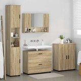  Set namještaja za kupaonicu 4 kom. Sonoma hrast | shoptok.hr