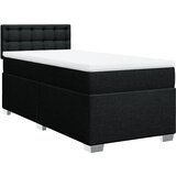 Maison Chic Box spring postelja - Vzmetna postelja z vzmetnico črn 90x190 cm blago SL16535, (21883242) Cene