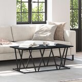 vidaXL Stolići za kavu Crni hrast Metal Srednji Izdržljiv | shoptok.hr