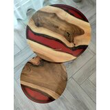  Drveni stolić za kavu (komplet od 2) | shoptok.hr