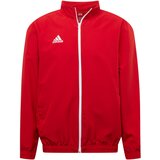 Adidas Sportska jakna 'Entrada 22' crvena / bijela | shoptok.hr