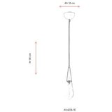 Opviq Luster AV-4236-1E, 90x10cm, IP20, 220V-240V, Zlatno-crna boja | Eponuda.ba